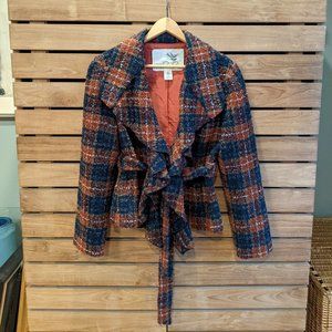 Tabitha Moretown Plaid Jacket, size 10